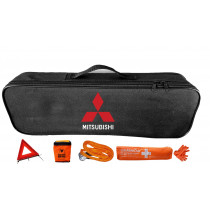 Geantă auto Mitsubishi + kit de prim ajutor și echipament