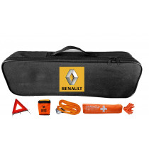 Geantă auto Renault mai veche + trusa de prim ajutor și echipament