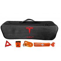 Geantă pentru auto Tesla + trusa de prim ajutor și echipament