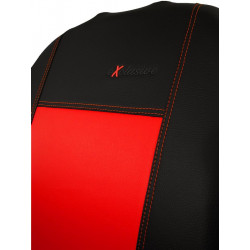 Lichidare - Huse pentru ŠKODA SUPERB I (2001-2008) Exclusive Leather (piele) roșu