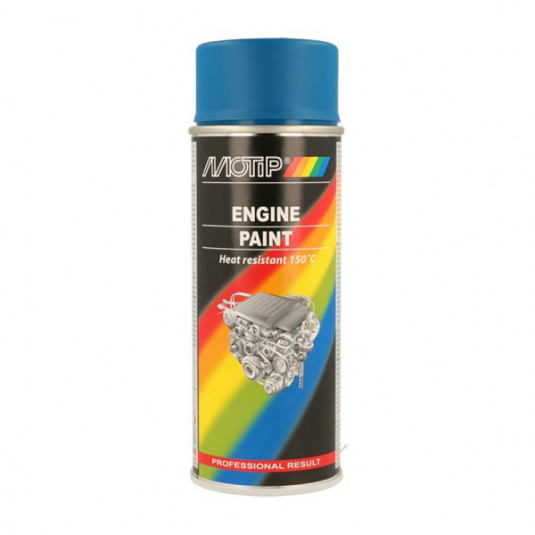 Vopsea pentru motoare albastră 400ml Motip