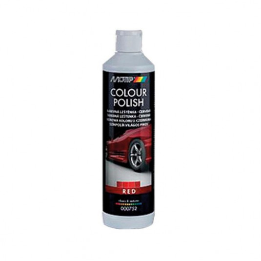 Poliș colorat roșu 500ml Motip