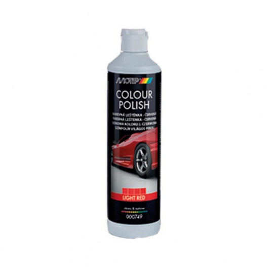 Lac de lustruit colorat roșu deschis 500ml Motip