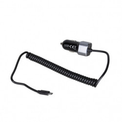 Încărcător micro cablu+usb 12/24V