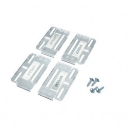 Suport de înmatriculare fără cadru simple fix 2buc transparent măr.112mm
