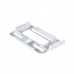 Suport de înmatriculare fără cadru simple fix 2buc transparent măr.112mm