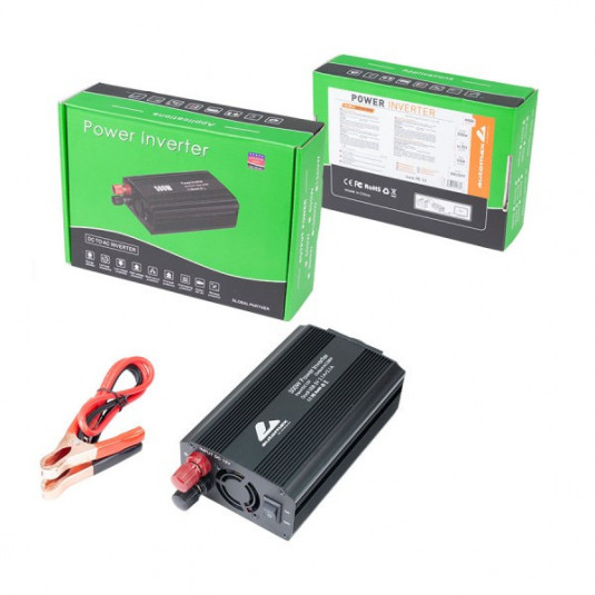 Convertor de tensiune 12V/230v 500W cu USB Automax