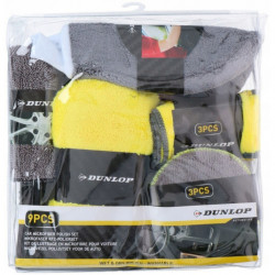 Set de curatare auto 9 piese Dunlop
