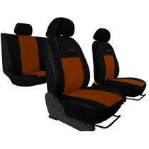 Huse pentru PEUGEOT 5008 7x1 I (2009-2016) Exclusive Alcantara (Alcantara-piele)