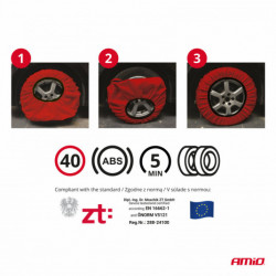 Lanțuri textile pentru zăpadă XXL 2buc