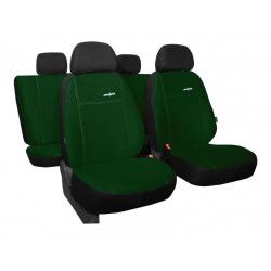 Poťahy pre ŠKODA YETI 5X1 (2009-2014) Comfort (Alcantara) zelená (vyp)