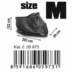 Husă protecție motocicletă M 203x89x122cm NYLON