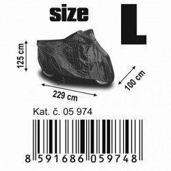 Prelată de protecție motocicletă L 229x100x125cm NYLON