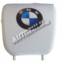 Husă pentru spătar cap-alb BMW 2 buc