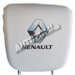Husă pentru spătarul capului-albă Renault 2 buc