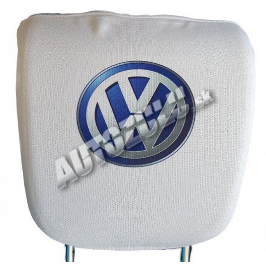 Husă pentru spetează - alb Volkswagen 2 buc.