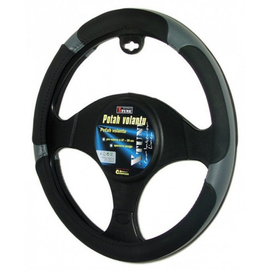 Huză de volan GRIP gri 37-39cm