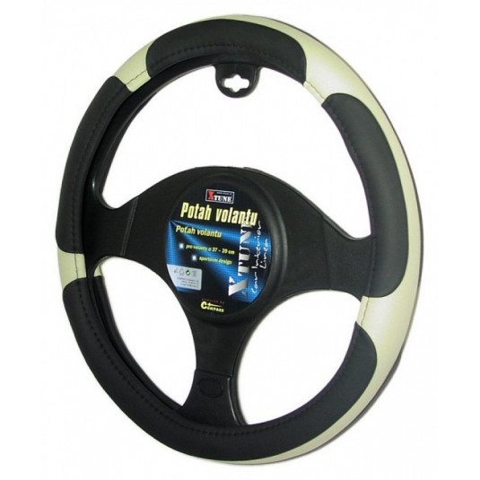 Huzăriță de volan GRIP bej 37-39cm