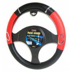 Husa volan RALLY roșie 37-39cm