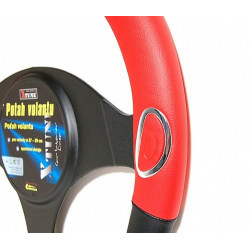 Husa volan RALLY roșie 37-39cm