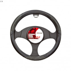 Husă volan 37-39 cm negru cu masaj