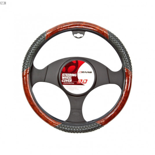 Hușă volan 37-39 cm culoare lemn masaj