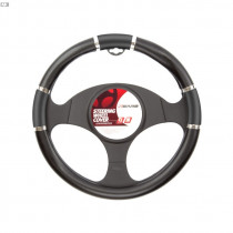 Husă volan SLIM 37-39 cm negru