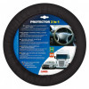 Husă universală pentru volan potrivită pentru autoturisme și camioane. Destinată tuturor tipurilor de volane, din piele sau cu suprafață din plastic Protecție pentru volane din piele la condus cu mâini murdare Produs ...