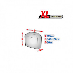 Husă protectoare pentru grill de grădină XL trapez