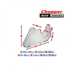 Prelată de protecție pentru motocicletă Chopper