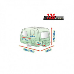 Husă de protecție pentru caravană N126 caravan