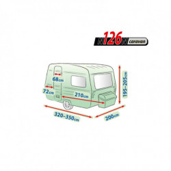 Husă de protecție pentru caravană N126N caravan