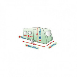 Husă de protecție pentru caravană 630EF caravan