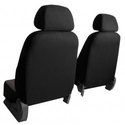 Autopoťahy Tuning Due bordovo-čierne (velour-textil)