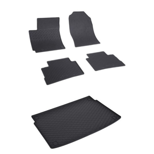 Covorase și tavă pentru HYUNDAI Kona - poziție inferioară (din 2017)
