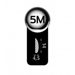 Bandă laterală lățime 1,4cm și lungime 5m
