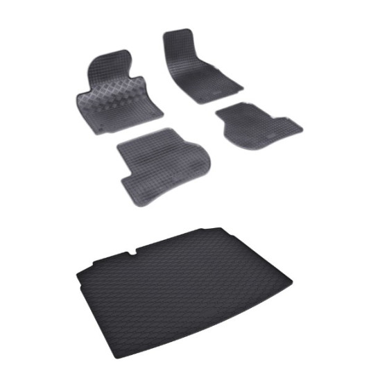 Covoraşe și tavă pentru VOLKSWAGEN Golf VI roată de rezervă/kit de reparație (2008-2012)