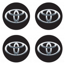 Autocolante din răşină 3D TOYOTA 4 buc.