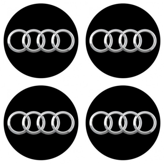 Autocolante din rășină 3D AUDI 4buc