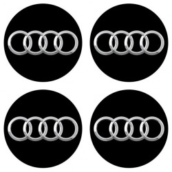 Autocolante din rășină 3D AUDI 4buc