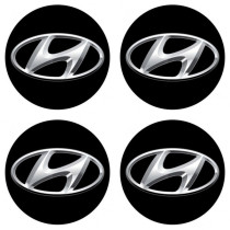 Autocolante rasini 3D HYUNDAI 4 buc