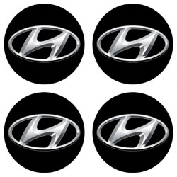 Autocolante rasini 3D HYUNDAI 4 buc