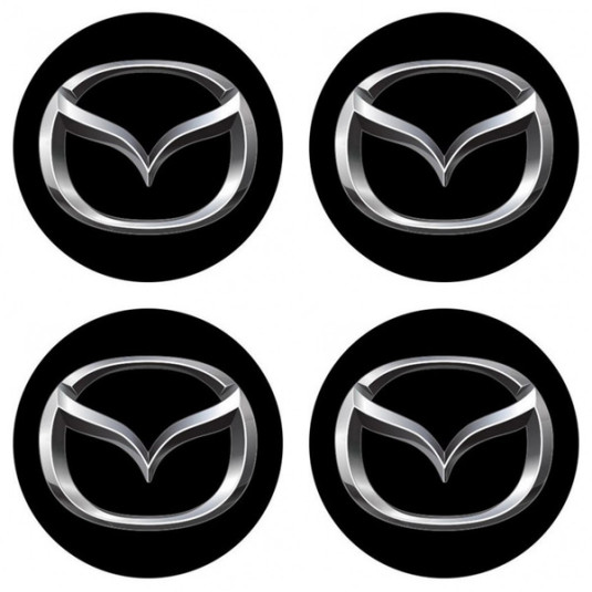 Autocolante de rășină 3D MAZDA 4buc