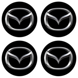 Autocolante de rășină 3D MAZDA 4buc