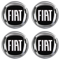 Autocolante din rășină 3D FIAT 4buc