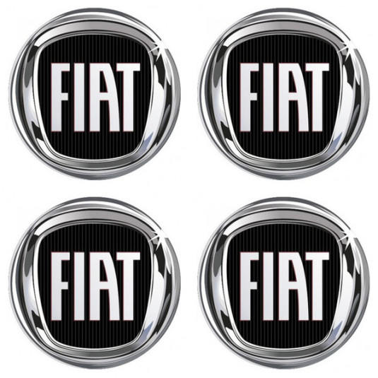Autocolante din rășină 3D FIAT 4buc