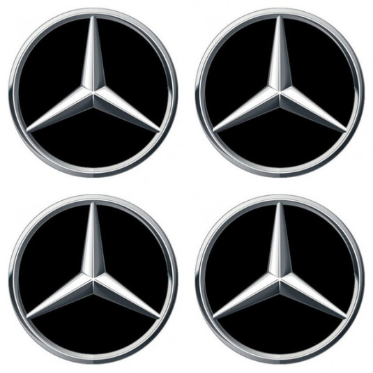 Autocolante din răşină 3D MERCEDES 4 buc.