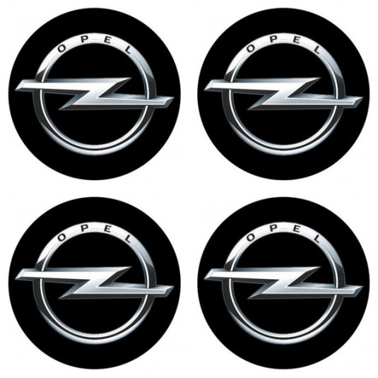 Autocolante din rășină 3D OPEL 4buc