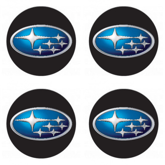 Autocolante din rășină 3D SUBARU 4buc