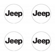 Autocolante din rășină 3D Jeep 4buc